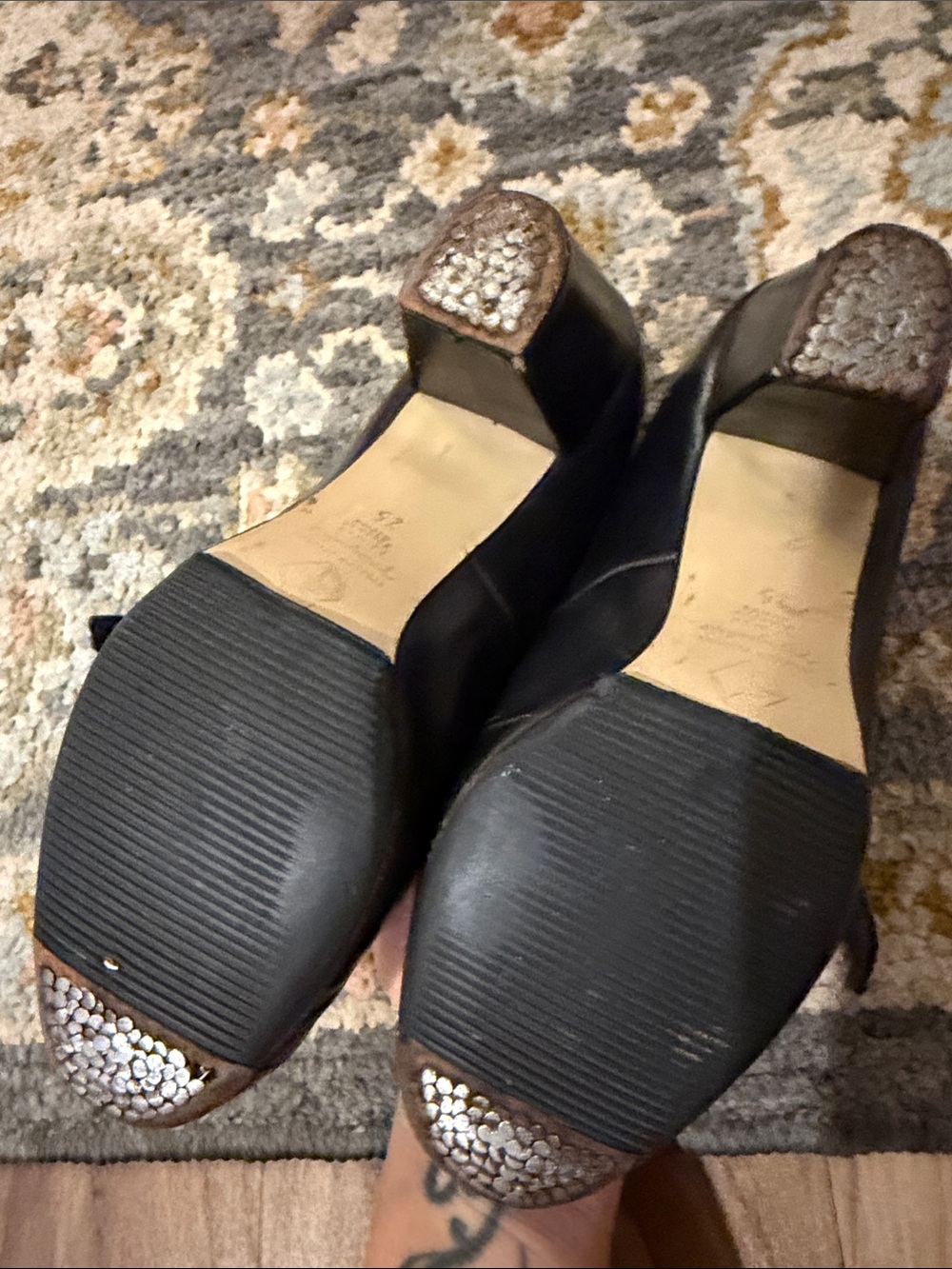 Classic Flamenco Black Mary Jane  shoes with Buckle Strap Mexican Miguelitobrand - Picture 2 of 5